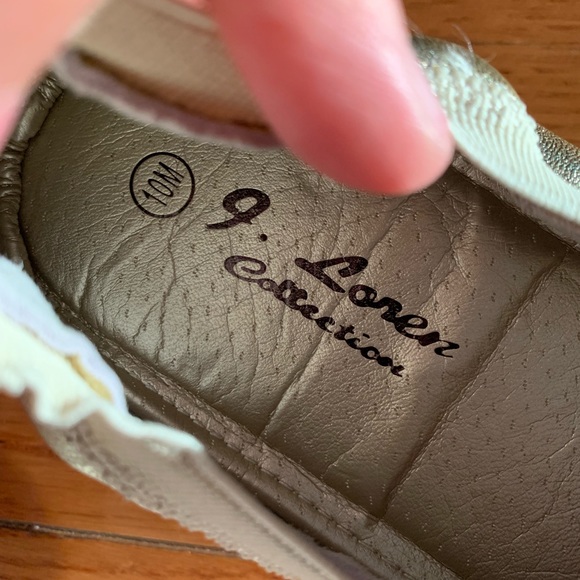 J. Loren Metallic Gold Flats - Picture 6 of 8